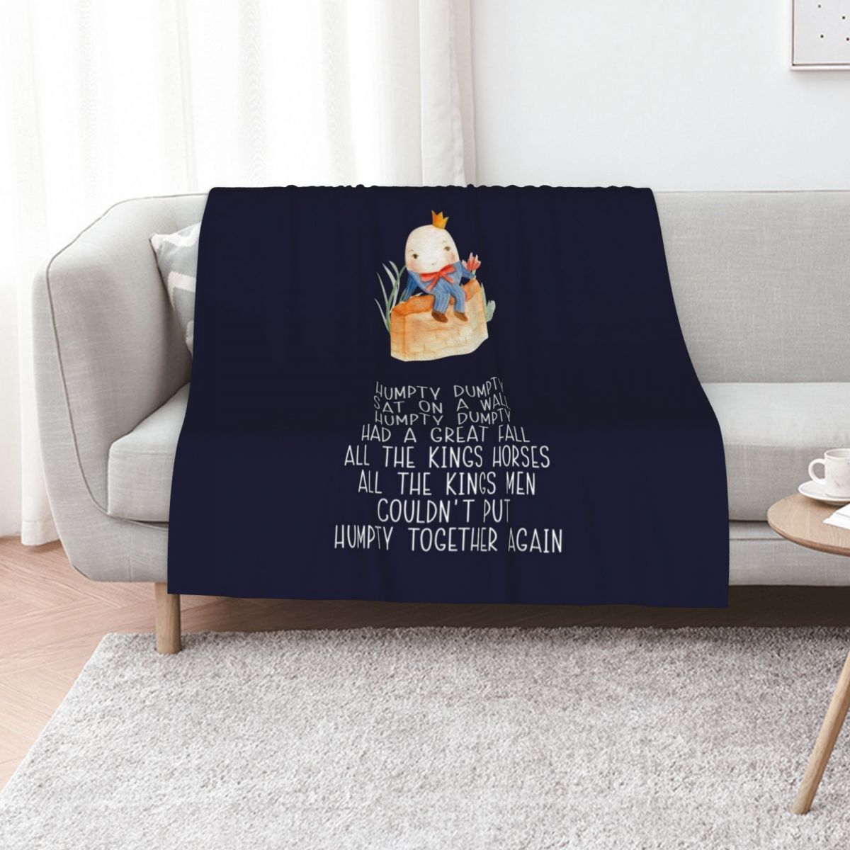 Baby Nursery Rhymes - Nursery Rhyme - Humpty Dumpty Throw