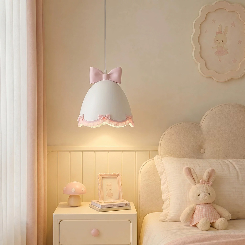 Baby Nursery Chandelier - French Cream Style Princess Room Girl