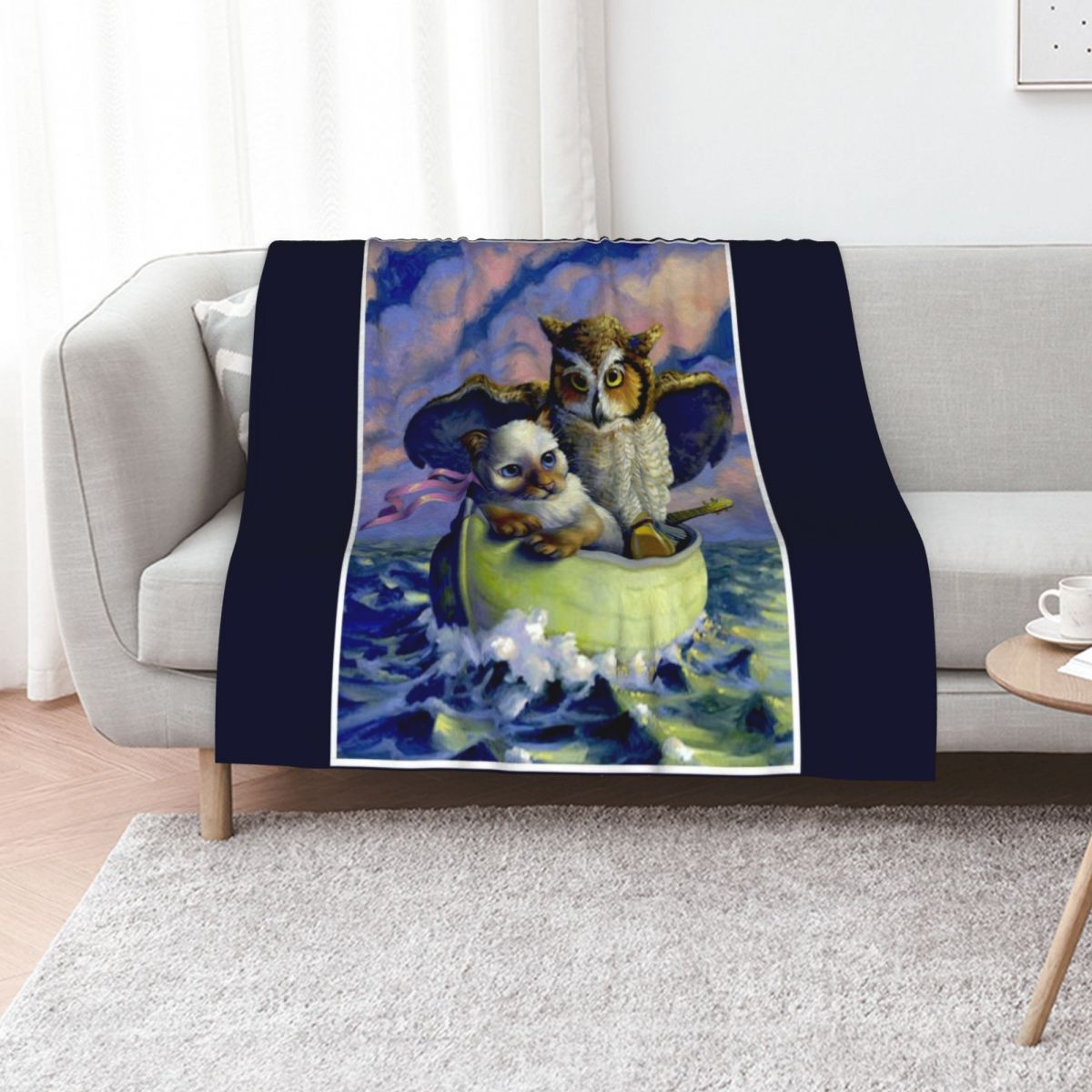 Baby Nursery Rhymes - OWL and the PUSSYCAT : Vintage