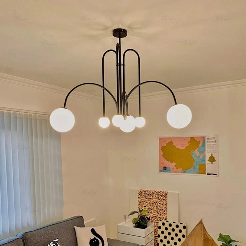 Baby Nursery Chandelier - Nordic Minimalist Pendant Light for Living