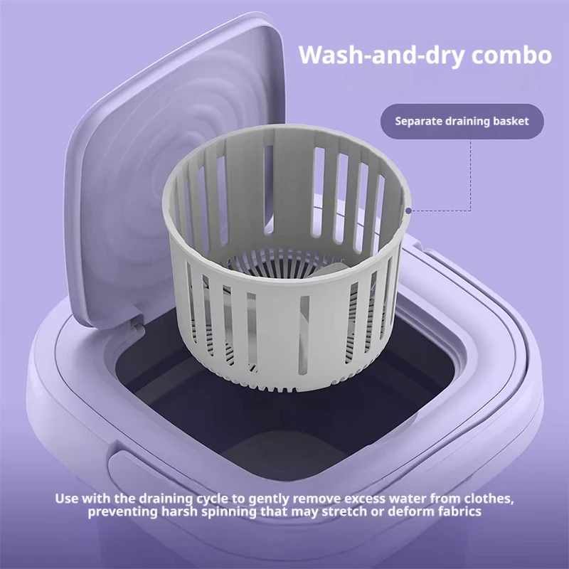 9L Fold Mini Washing Machine P - огляд і ціна Baby Nursery Laundry Basket