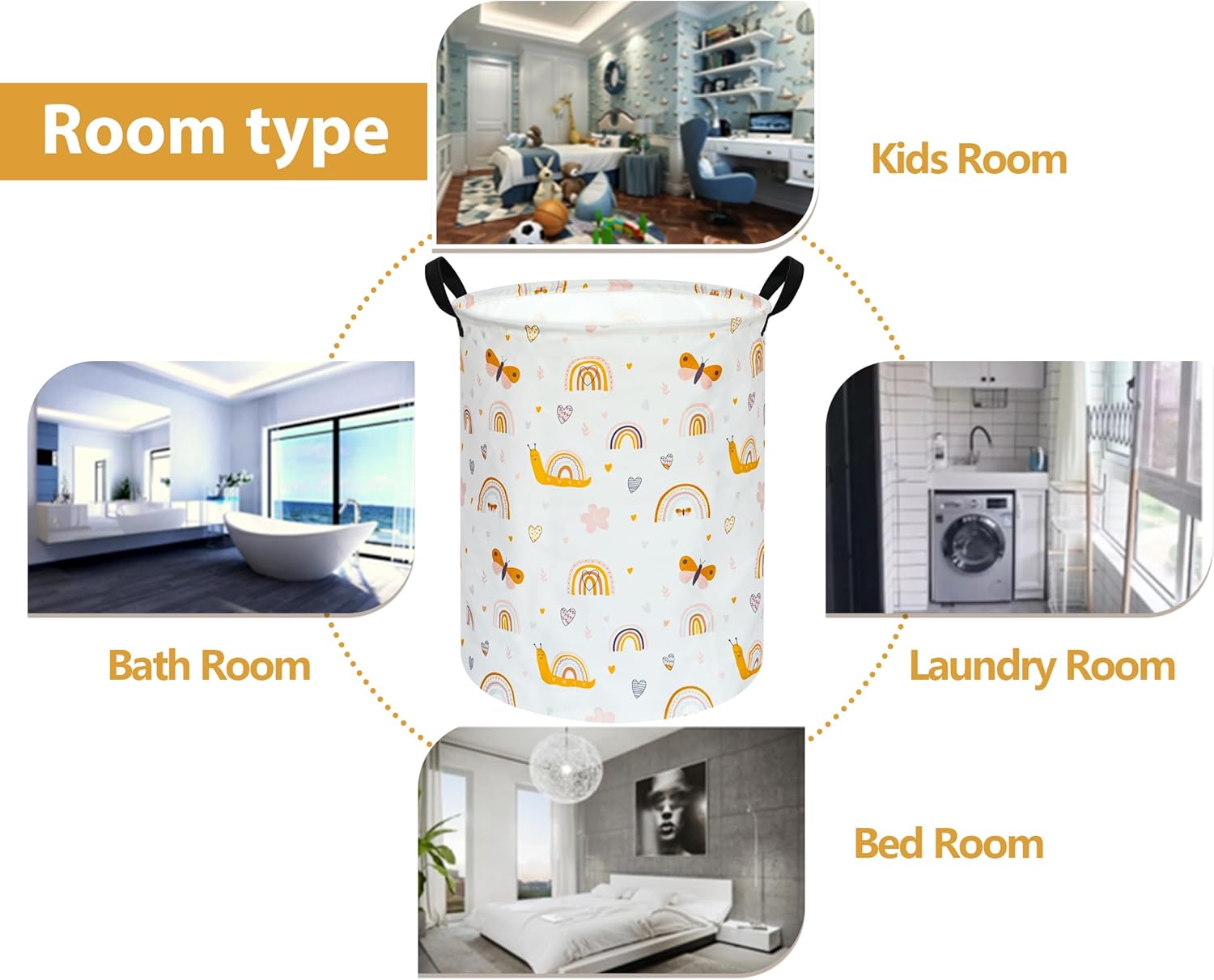 Large Laundry Basket Canvas St - огляд і ціна Baby Nursery Laundry Basket