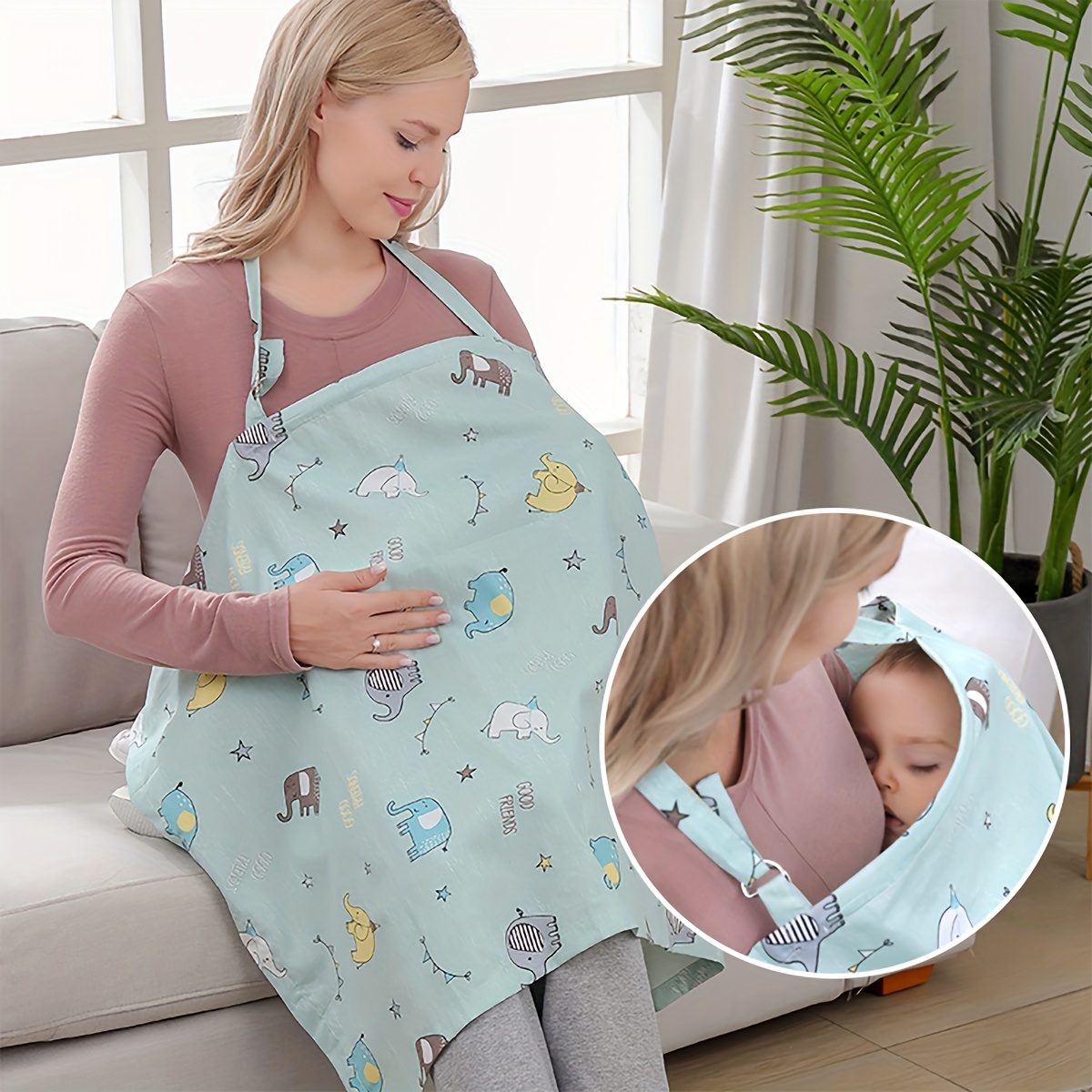 Maternity Nursing Cover Scarf, - огляд і ціна Nursing Cover Breastfeeding