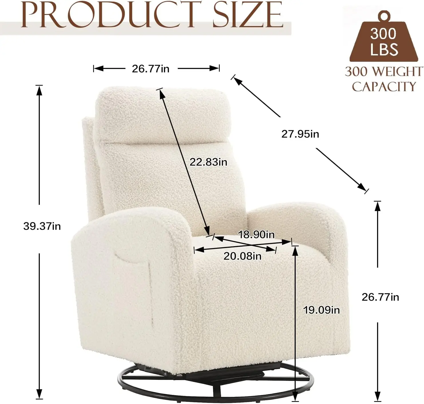 Modern Swivel Glider Chair, Up - огляд і ціна Baby Nursery Glider Chair