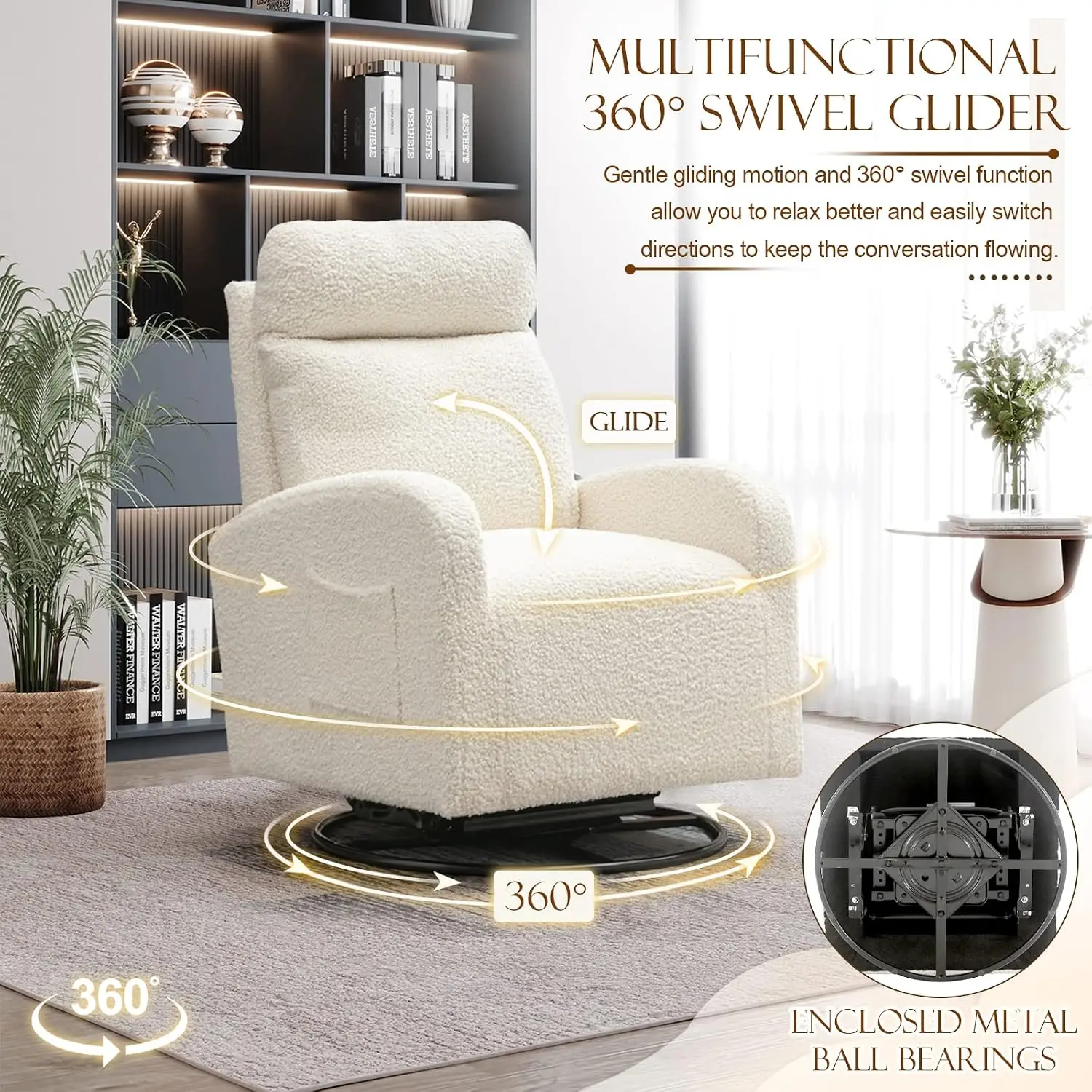 Modern Swivel Glider Chair, Up - огляд і ціна Baby Nursery Glider Chair