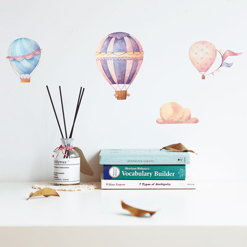 Creative Colorful Hot Air Ball - огляд і ціна Baby Nursery Mural Wallpaper