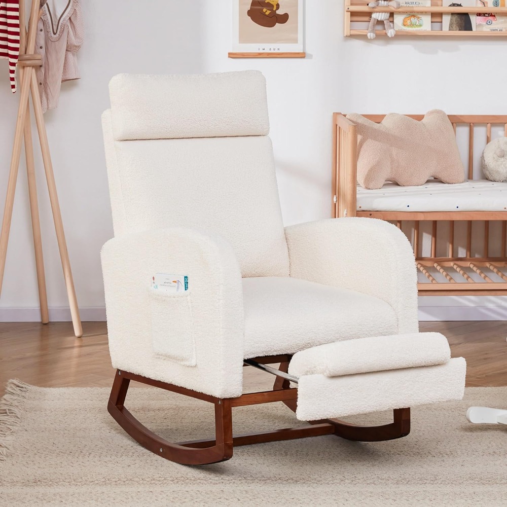 Rocking Chair Nursery Chair wi - огляд і ціна Baby Nursery Glider Chair
