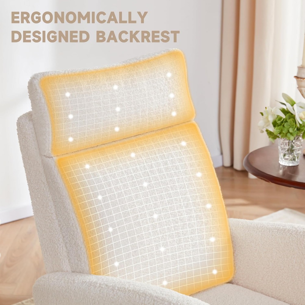 Rocking Chair Nursery Chair wi - огляд і ціна Baby Nursery Glider Chair