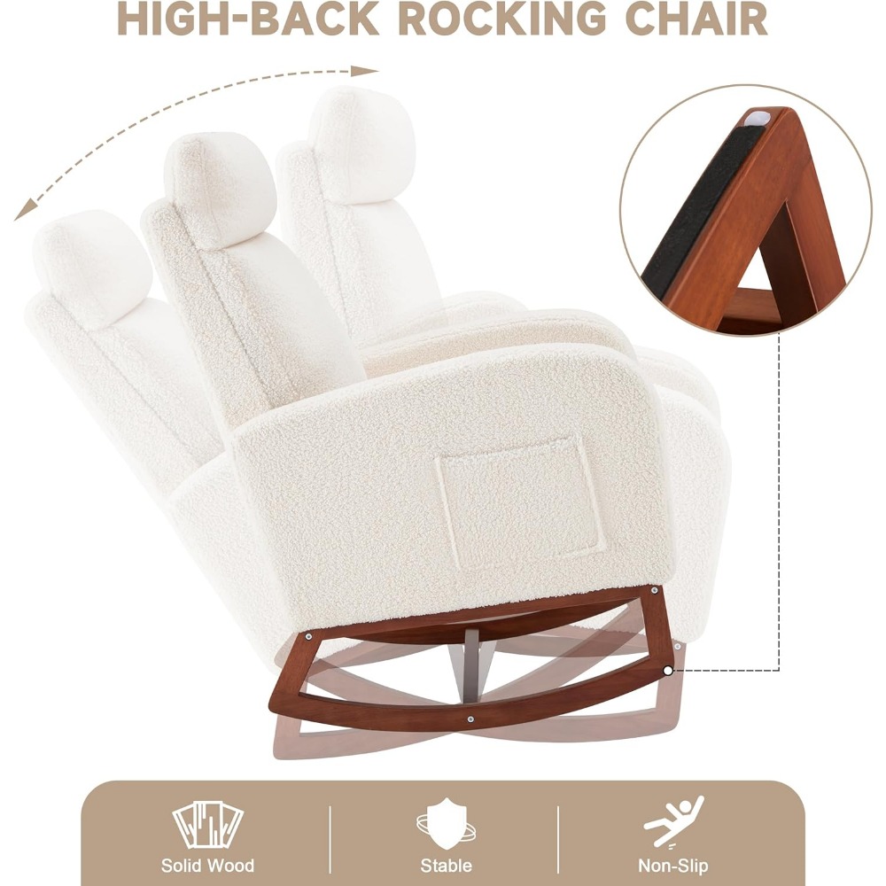 Rocking Chair Nursery Chair wi - огляд і ціна Baby Nursery Glider Chair