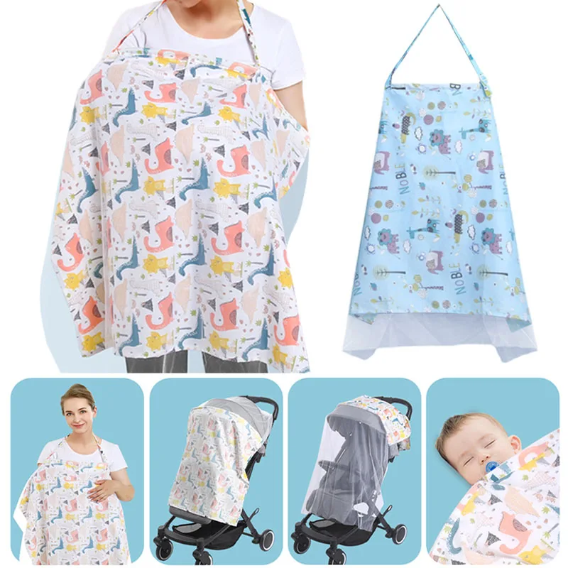 100% Cotton Baby Feeding Nursi - огляд і ціна Nursing Cover Breastfeeding