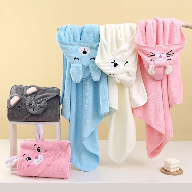 Cartoon Baby Bath Towels Soft  - огляд і ціна Baby Nursery Items
