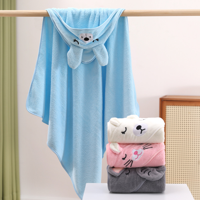 Cartoon Baby Bath Towels Soft  - огляд і ціна Baby Nursery Items