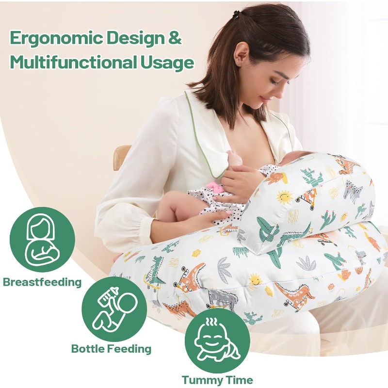 Nursing Pillow with Animal Pri - огляд і ціна Nursing Cover Breastfeeding