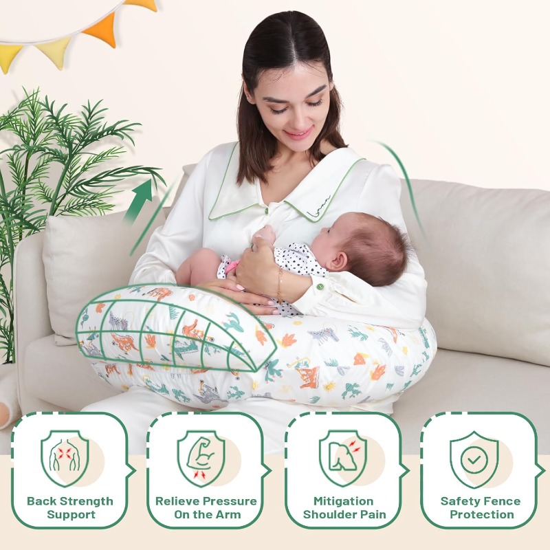 Nursing Pillow with Animal Pri - огляд і ціна Nursing Cover Breastfeeding