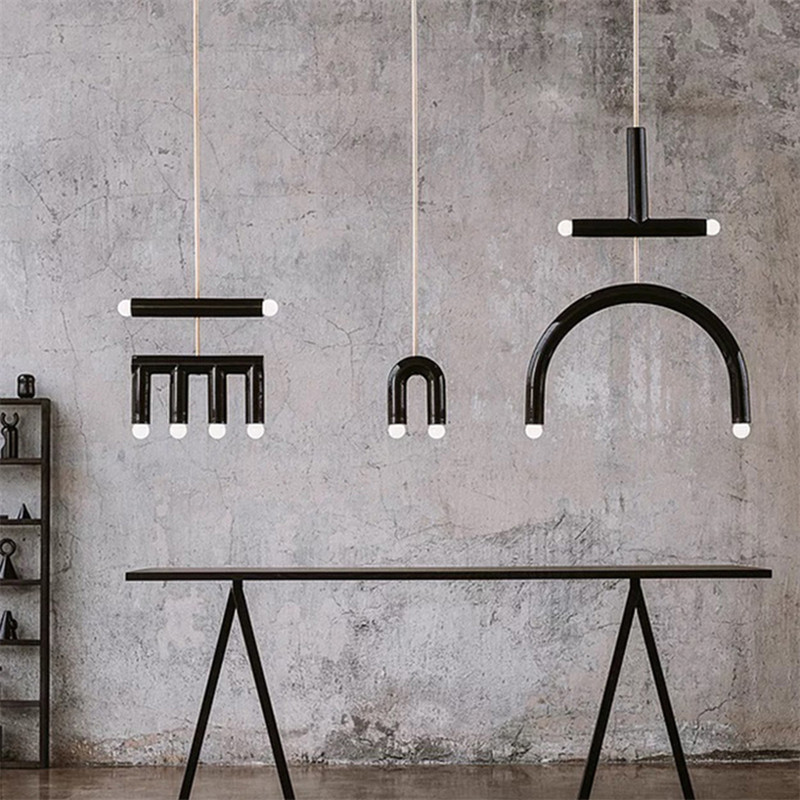 Nordic Creative U-shaped Chand - огляд і ціна Baby Nursery Chandelier