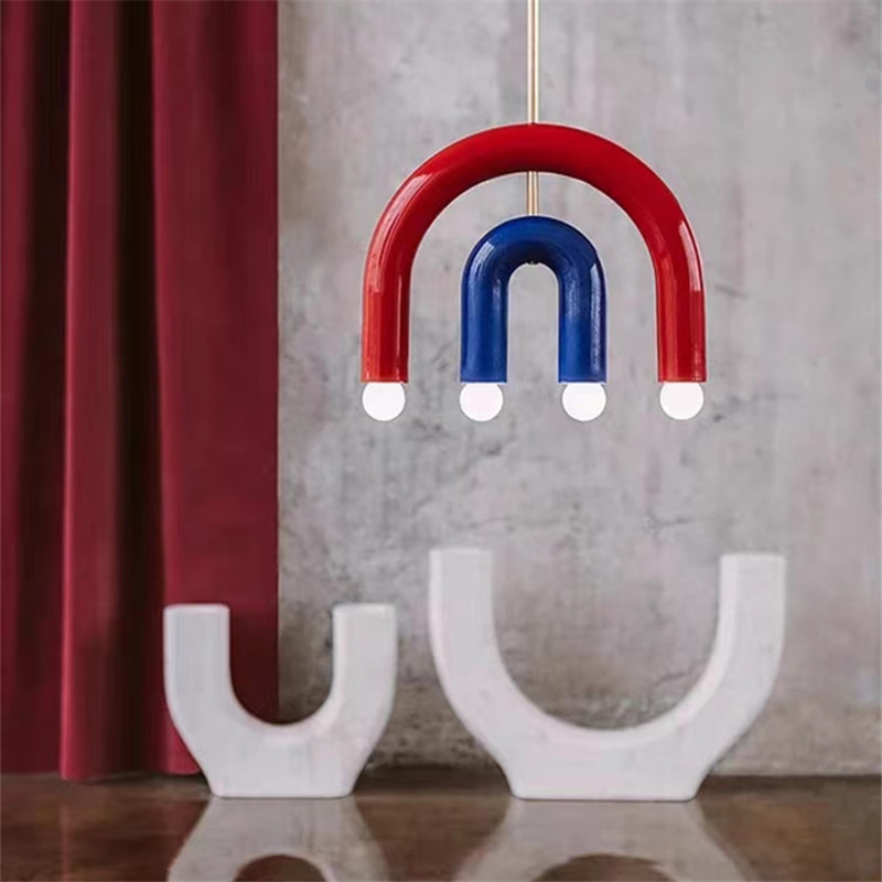 Nordic Creative U-shaped Chand - огляд і ціна Baby Nursery Chandelier
