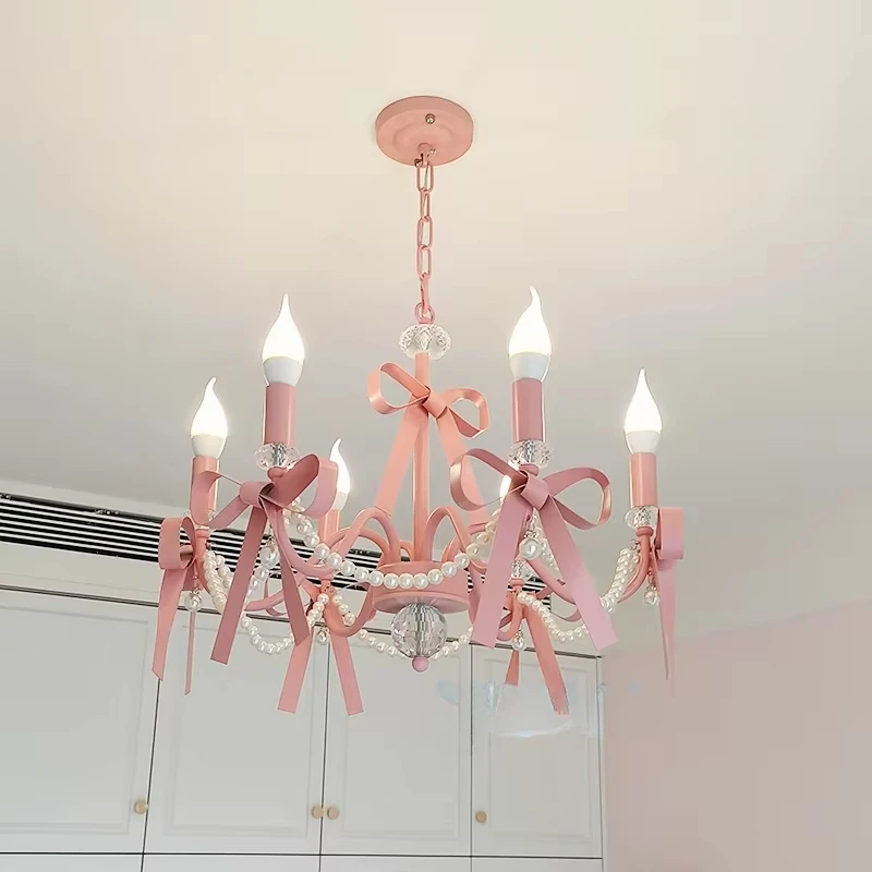 2025 Pink Lovely Children's Ro - огляд і ціна Baby Nursery Chandelier