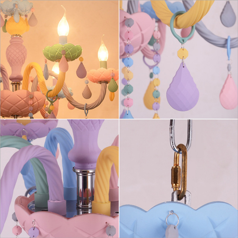 Macaron Creative Europe Candle - огляд і ціна Baby Nursery Chandelier