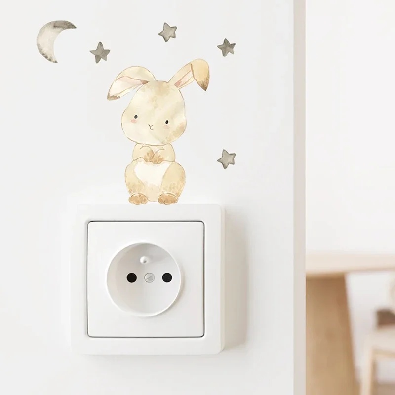 6pcs/set Cartoon Animals Wall  - огляд і ціна Baby Nursery Water
