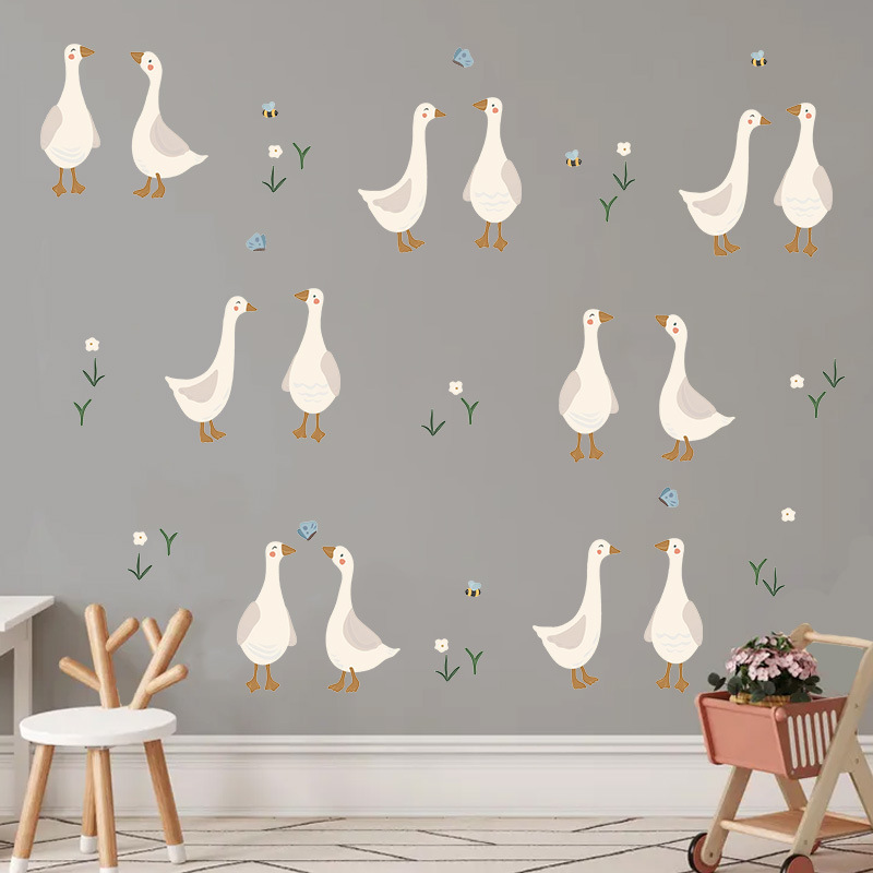 Cute Duckling Wall Sticker Fun - огляд і ціна Baby Nursery Mural Wallpaper