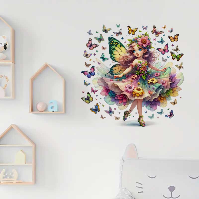 Fairy Wall Sticker Baby Kids R - огляд і ціна Baby Nursery Mural Wallpaper