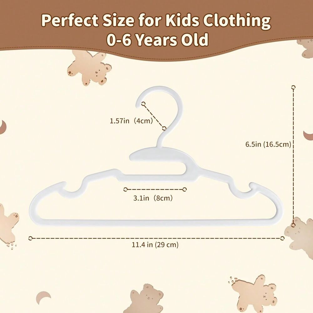 70 100 Pack Kids Hangers Plast - огляд і ціна Baby Nursery Baby