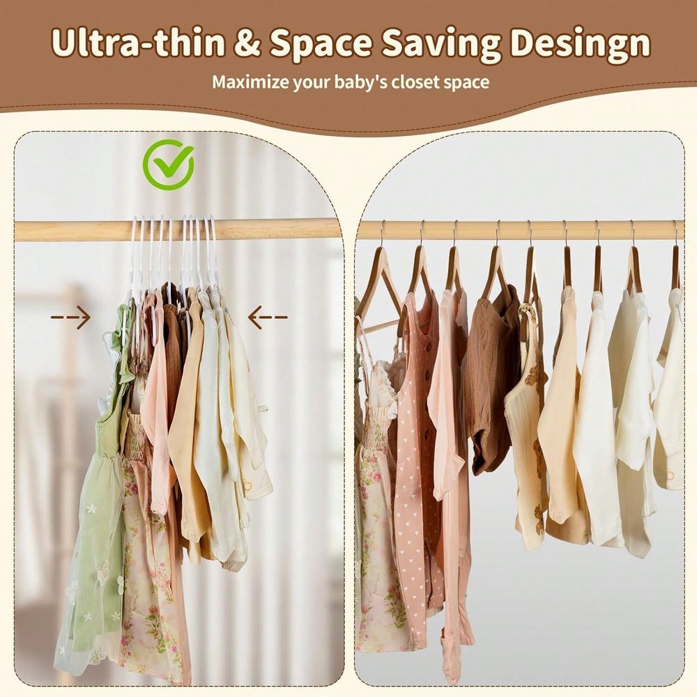 70 100 Pack Kids Hangers Plast - огляд і ціна Baby Nursery Baby