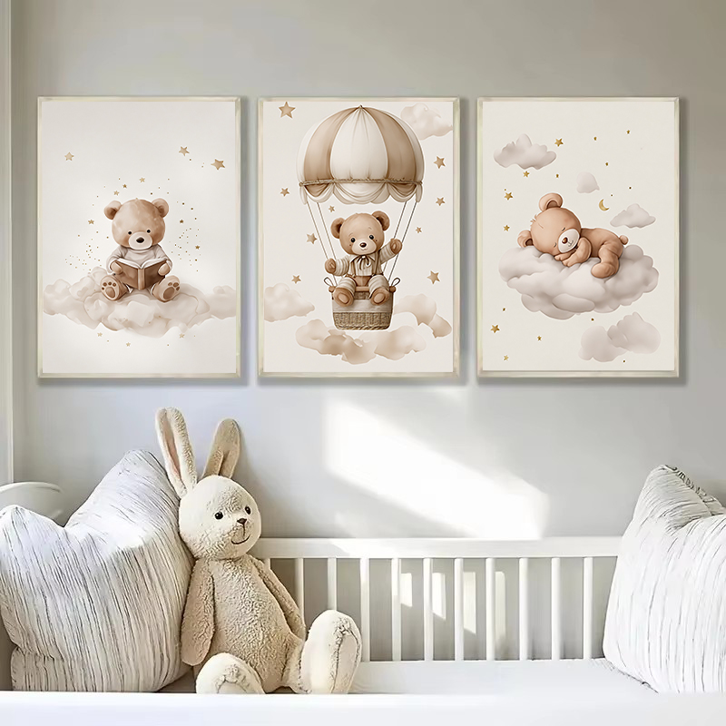 3pcs/set Bohemian Teddy Bear A - огляд і ціна Baby Nursery Baby